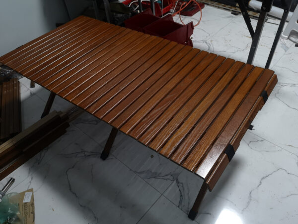 โต๊ะแคมป์ปิ้ง Portable Camping Wooden Table - Image 6